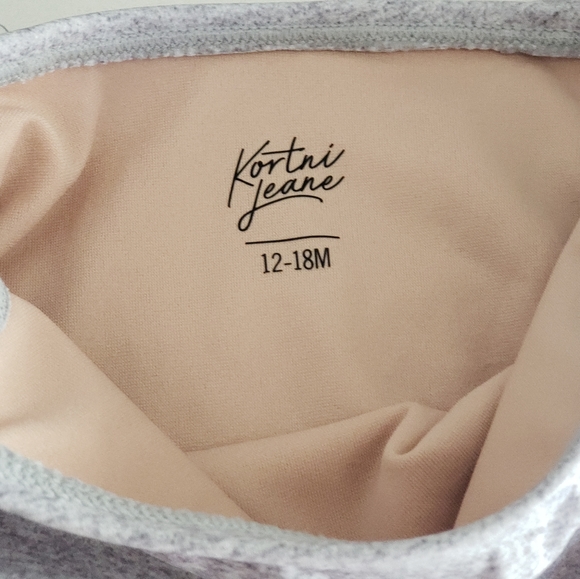 Mini Girls Ruffled Around Swim Top - Picture 2 of 3